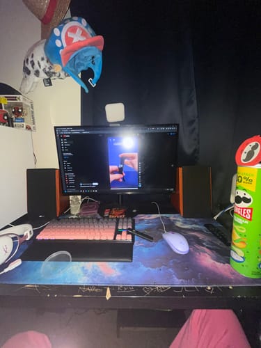 Customer photo review of R1700BTs Active Bluetooth Bookshelf Speakers