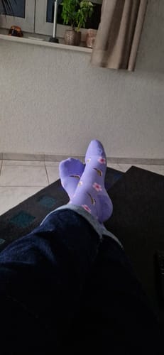 Kundenbewertung mit Foto zu Kompressionssocken Frühlings Kollektion