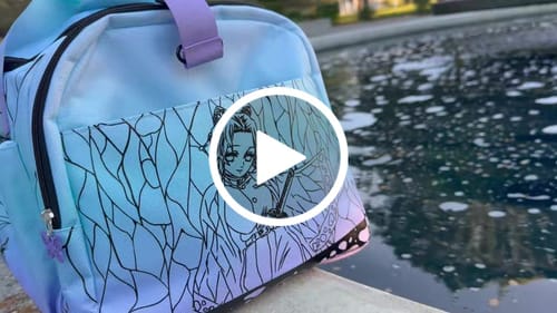 Customer video review of Butterfly Duffel Bag