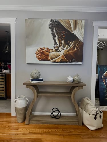 Customer photo review of CM# 32 - Our Father - 36"x48" Canvas Print