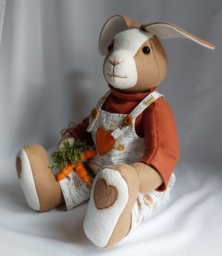 Customer photo review of Memory Bunny PDF Pattern