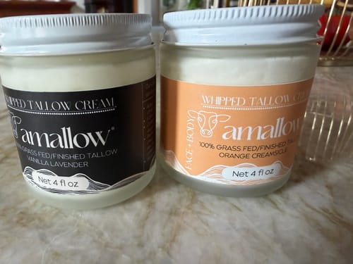 Customer photo review of Whipped Tallow Cream - Orange Creamsicle