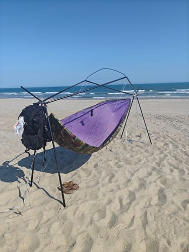 Customer photo review of Cricket 2.0 Hammock Stand (Regular)