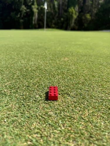 Customer photo review of Red Brix Ball Marker