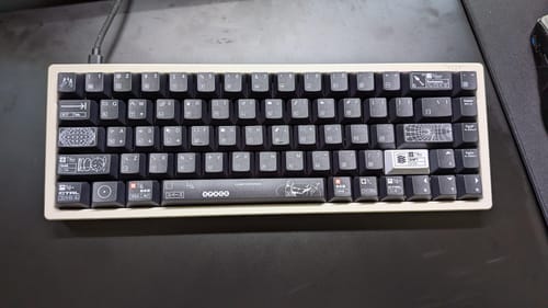 Customer photo review of SHORTCUT - Custom Keycap Set - Dye Sublimation - Cherry