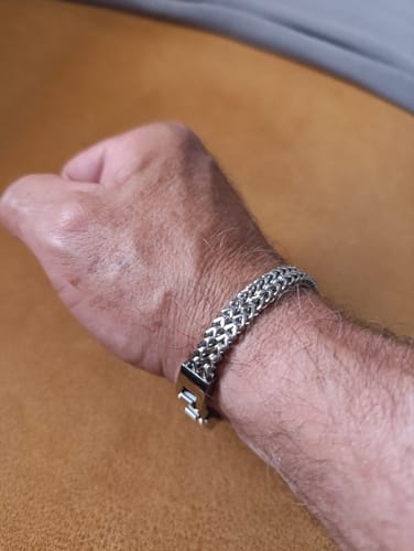 Customer photo review of Edelstahlarmband "Franco"