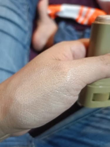 Customer photo review of Cove Balm Serum Boosted Skin Tint Balm