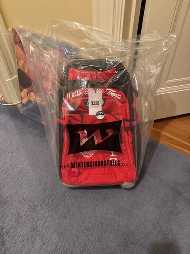 Customer photo review of Delta Sigma Theta Embroidered Backpack/Trolley Bag