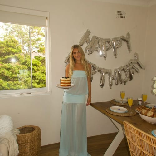 Customer photo review of Novalie Hollow Out Bodycon Dress