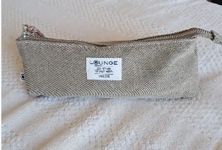 Customer photo review of Estuche Simple Denim Back To School