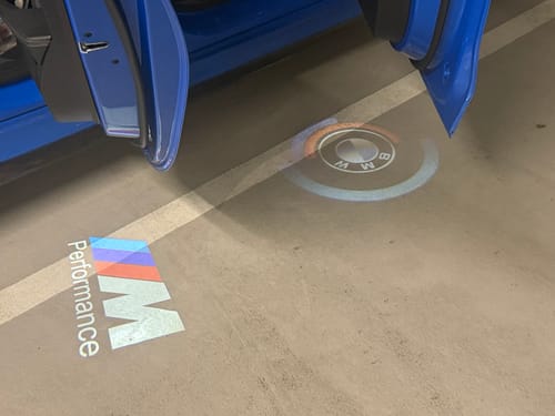 Customer photo review of BMW F SERIES DOOR LIGHTS