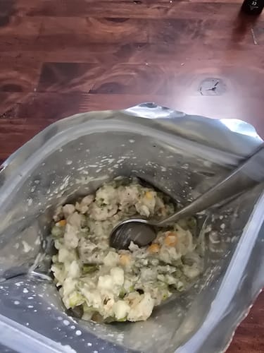 Customer photo review of Chicken Pot Pie Meal