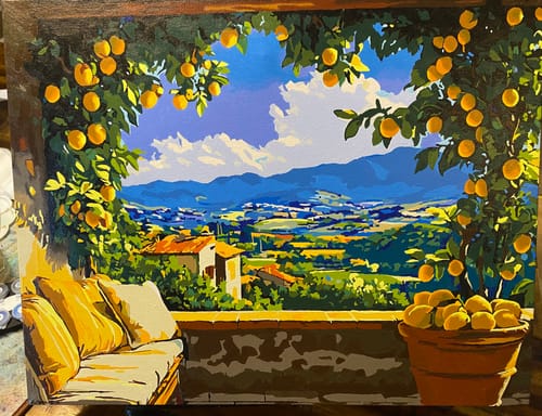 Customer photo review of Lemon Patio View