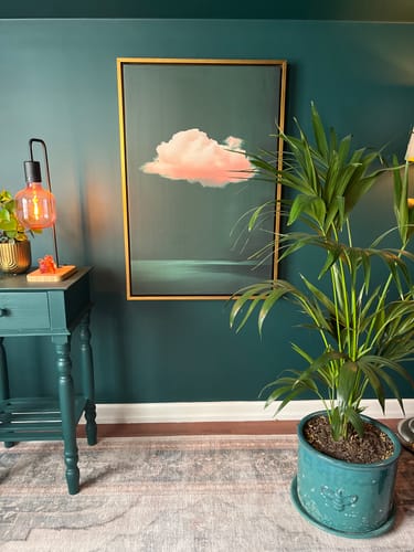 Customer photo review of Pink Cloud No2 Print