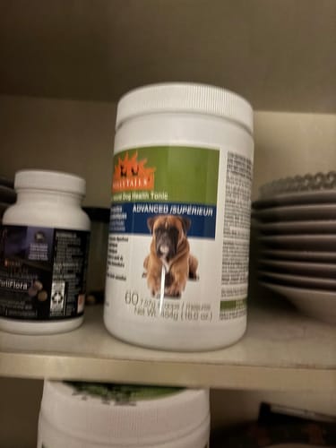 Customer photo review of WellyTails Digestive Enzymes & Probiotics ADVANCED