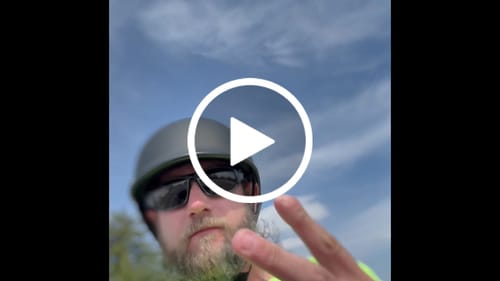 Customer video review of Low Profile Reversible DOT Polo Helmet / Matte Black