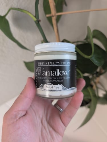 Customer photo review of Whipped Tallow Cream - Vanilla Lavender