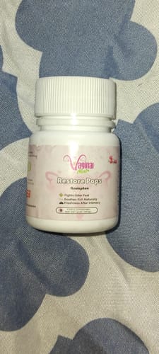 Customer photo review of Restore Pops: Boric Acid to Re-Balance PH Levels