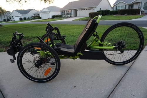 Customer photo review of Catrike Configured Battery Mount