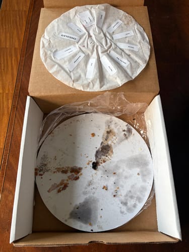 Customer photo review of Ultimate Cheesecake Sampler