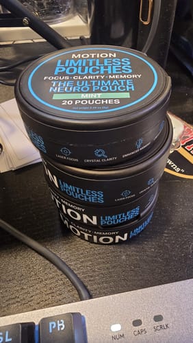 Customer photo review of MOTION Focus & Energy Nootropic Dietary Supplement – Flavor Combo