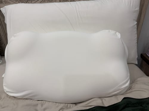 Customer photo review of CloudAlign™ Pillow
