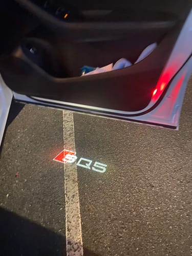 Customer photo review of AUDI DOOR LIGHTS