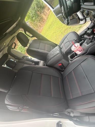 Customer photo review of Premium Custom-Fit Seat Covers