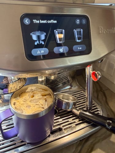Customer photo review of High Diffusion Espresso Shower Screen - Breville