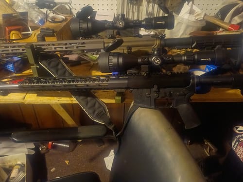 Customer photo review of Sniper MT4-12X50AOL Scope with Red, Green and Blue Illuminated Reticle