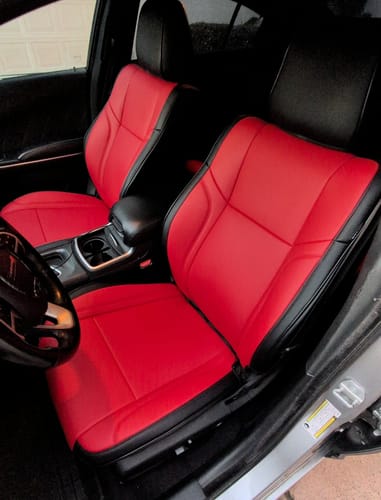 Customer photo review of 2015+ Dodge Charger Custom Sport Seat Covers