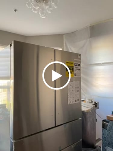 Customer video review of 3-Light Cluster Ribbed Glass Bubble Semi Flush Chandelier