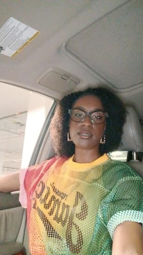 Customer photo review of Represent Jamaica Mesh Jersey (Roots)