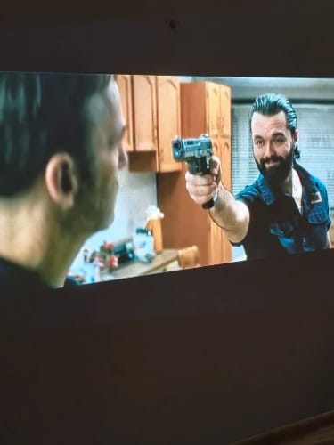 Customer photo review of MovieHub™ Wireless Projector 2026 Edition