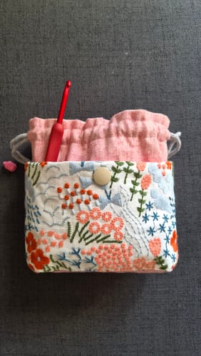 Customer photo review of Multi-layer Make up Bag