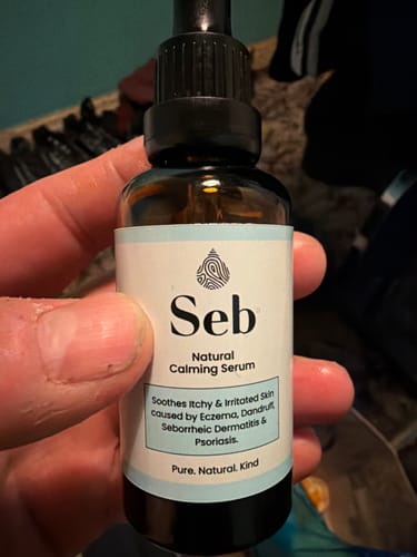 Customer photo review of Seb Natural Calming Serum