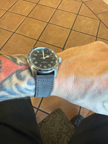 Customer photo review of The Selous - Premium Suede Strap