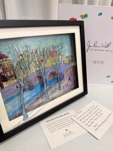 Customer photo review of Balloon Over Paris Bridge