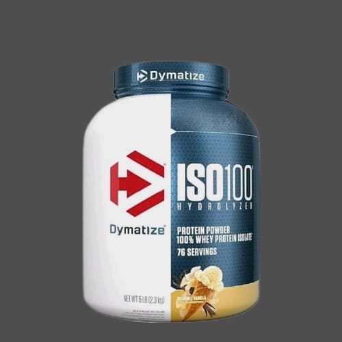 Customer photo review of Dymatize ISO 100 Whey Protein Isolate – Gourmet Vanilla, 1.34 lb (20 Servings)