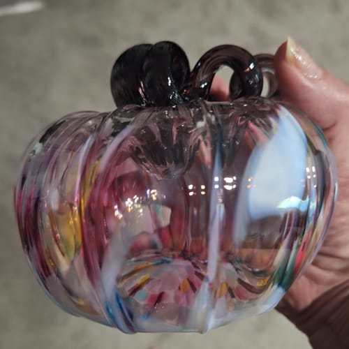 Customer photo review of shh... SECRET $25 VIP Mystery Glass Pumpkin