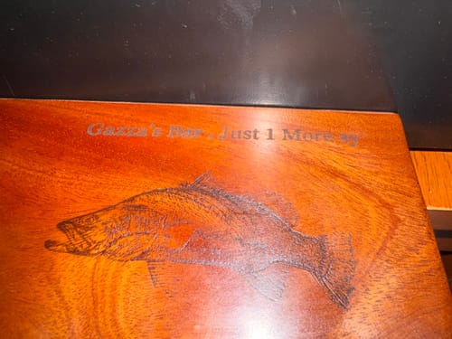 Customer photo review of Gone Fishin' - Too Easy Bar