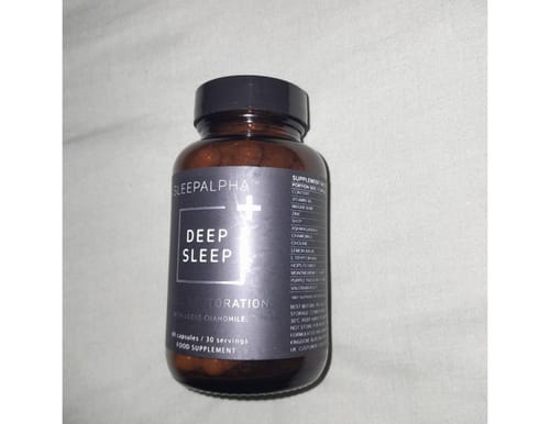 Customer photo review of Deep Sleep + Full Restoration Natural Sleep Relief