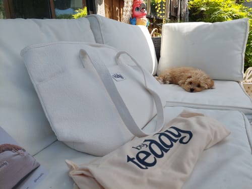 Customer photo review of Marshmallow┃The Bouclé Carrier