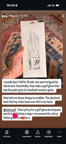 Customer photo review of Holen SureGrip Glove