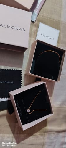 Customer photo review of Royal Solitaire Necklace