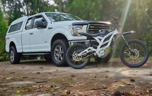 Customer photo review of 79Bike Falcon GT, 72V Electric Dirt Bike