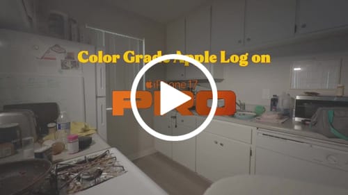 Customer video review of iPhone Apple Log LUTs