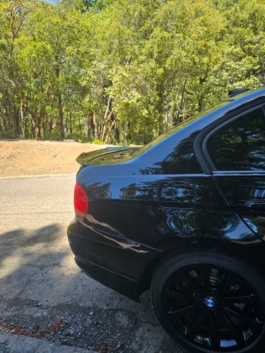 Customer photo review of PSM Style Trunk Spoiler - 2006-2011 BMW 3 Series & M3 E90 Sedan
