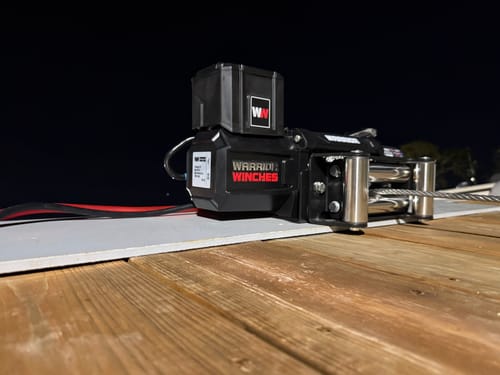 Customer photo review of Gladiator V2 R-Type 12,500lb 12v Electric Winch - Steel Rope