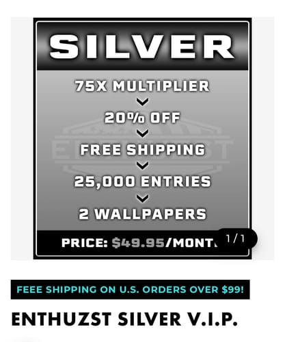 Customer photo review of ENTHUZST SILVER V.I.P.
